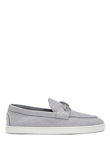 Chambeliboat Grey Men's Nubuck Loafer