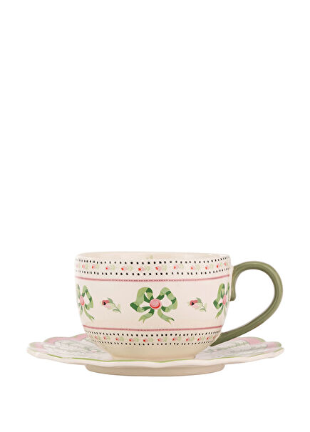 Spring Birds Ceramic Teacup