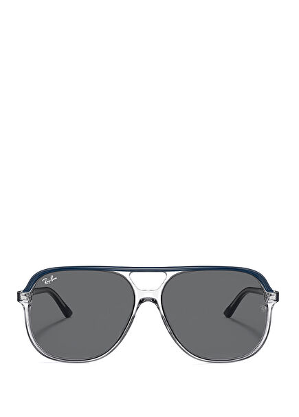 Blue Square Shaped Unisex Sunglasses