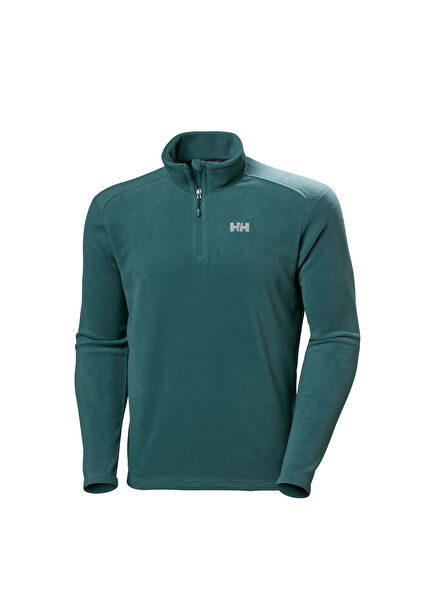 Junior Rider Khaki Half Zipper Unisex Kids Fleece Sweatshirt