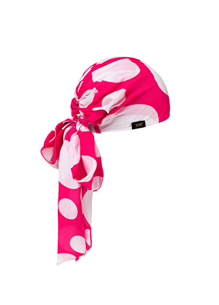 Retro Summer Polka Dot Red Women's Bandana