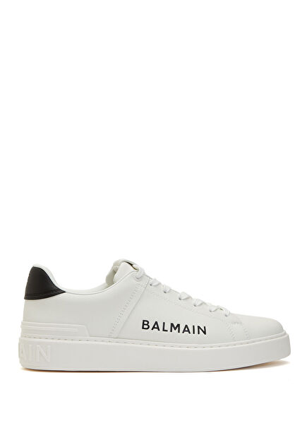 Beyaz Erkek Deri Sneaker