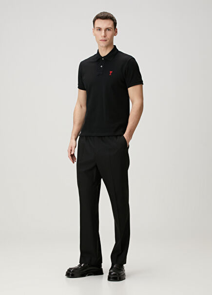 Black Wool Pants
