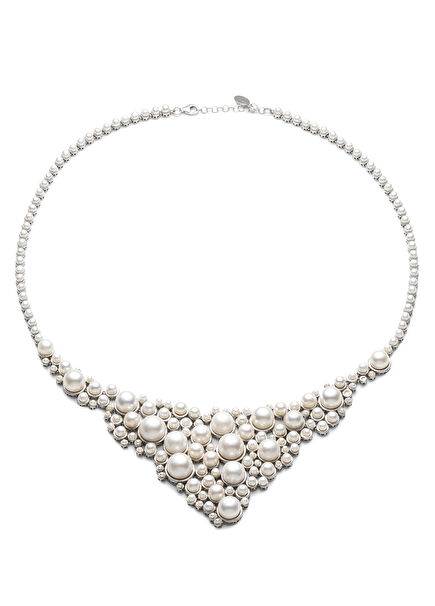 Pearl Crush Kadın Gümüş Kolye