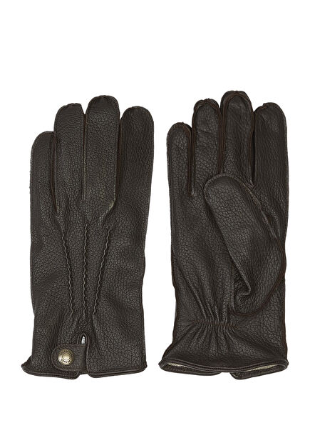 Dark Brown Mens Leather Gloves
