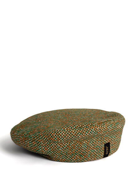 Chris Renkli Yünlü Erkek Beret Şapka