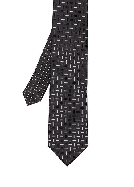 Siyah Desenli Kravat