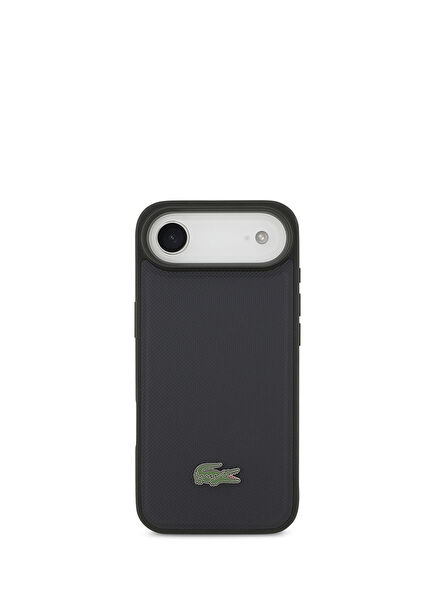 iPhone 17 Air Pike Desenli Metal Logolu Kartlıklı Magsafe Uyumlu Telefon Kılıfı