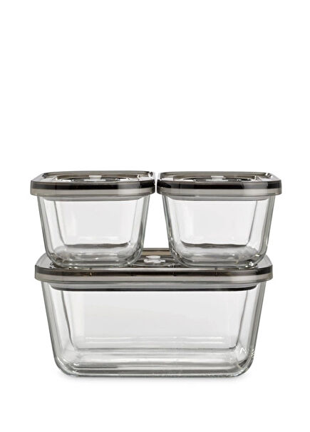 1177 Vacuboxx Vacuum Glass Storage Container Set