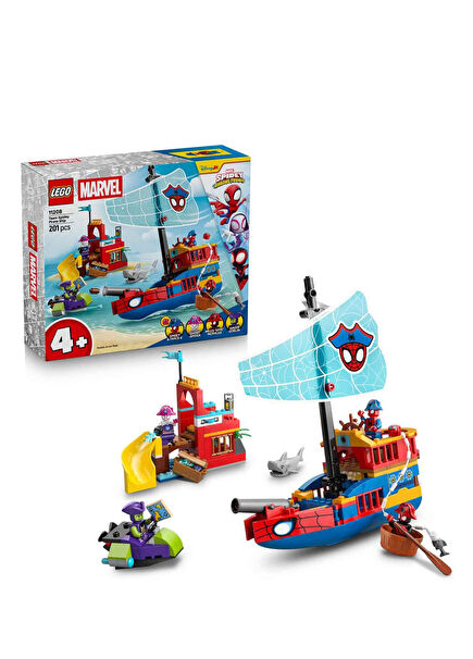 Marvel Spidey ve İnanılmaz Arkadaşları Spidey Takımı Korsan Gemisi 201 Parça 4+ Yaş Yapı Oyuncağı 11208
