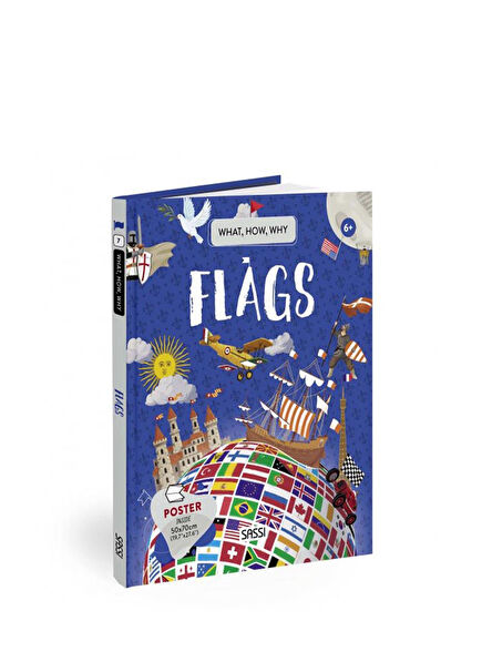 What - How - Why - Flags Çocuk Eğitici Aktivite Kitabı