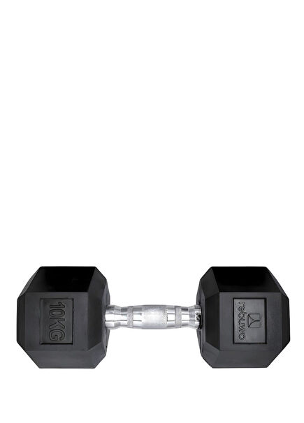 Hex Rubber Hexagonal Dumbbells 10 kg