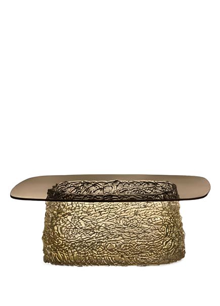 Macrame Bronz Cam Orta Sehpa