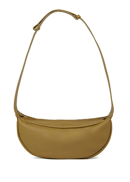 Khaki Women's Leather Bag