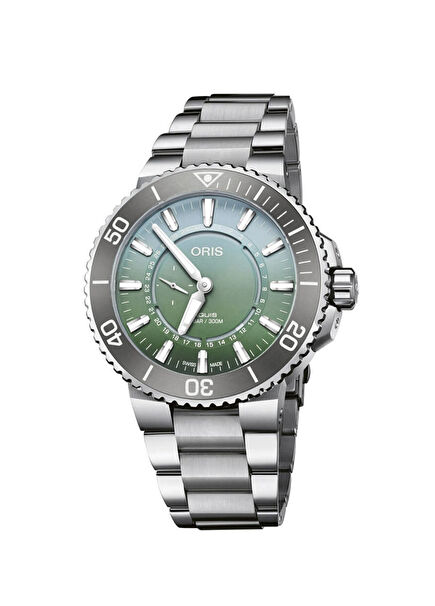 Aquis Dat Watt Limited Edition 01 743 7734 4197-Set Gri Çelik Erkek Kol Saati