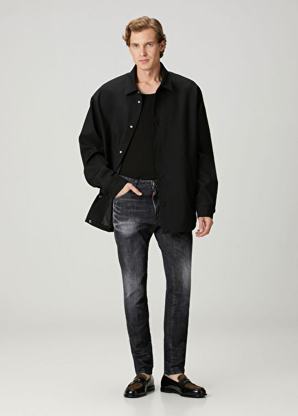 Cool Guy Siyah Jean Pantolon