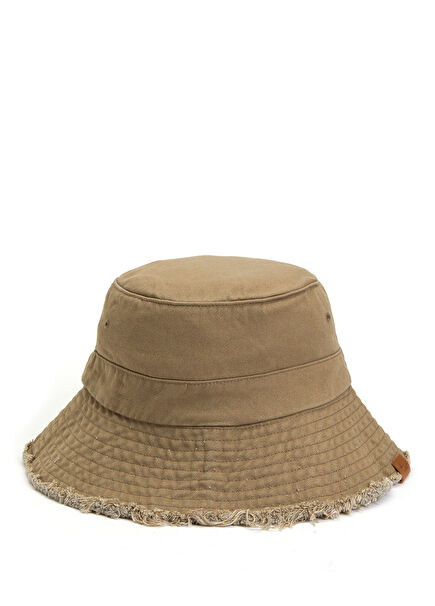 Vizon Püskül Detaylı Kadın Bucket Şapka