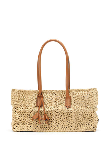 Naturel Bambu Plaj Çantası