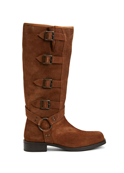 Tan Women's Leather Boots