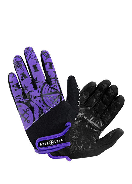 Admiral III Purple Women's Diving Gloves