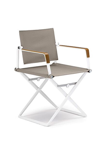 Seax Sail Taupe Alüminyum Rejisör Sandalye
