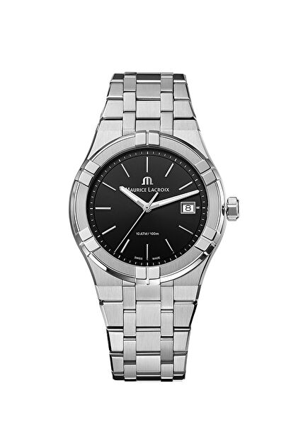 Metallic Gray Unisex Wristwatch ML-AI1108SS002330-1