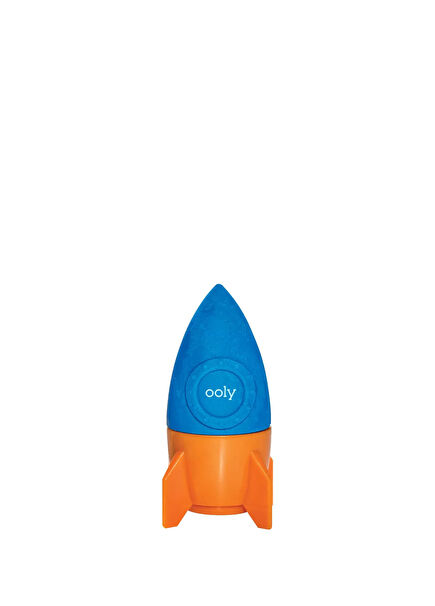 Blast Off Blue Eraser and Sharpener
