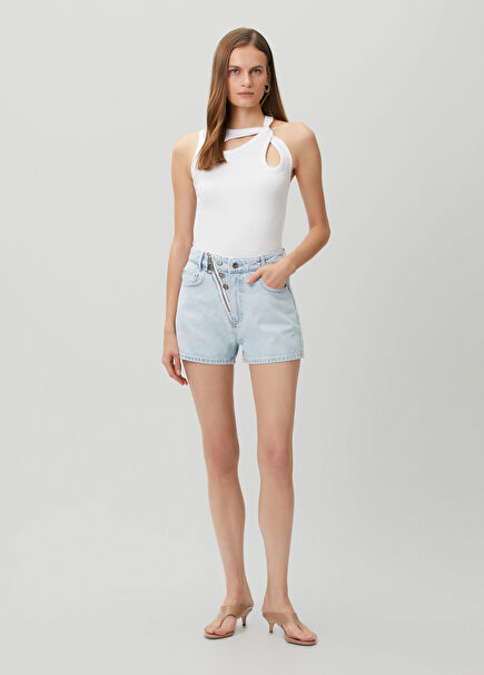 Joy Açık Mavi Denim Şort