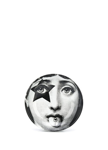 No 38 Yüz Baskılı Porselen Kül Tablası