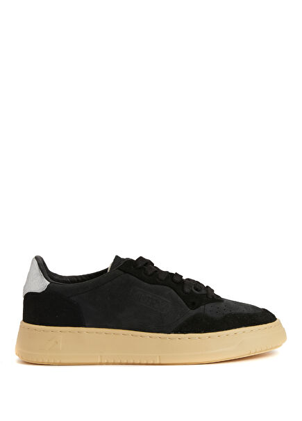 Medalist Black Women's Leather Sneakers