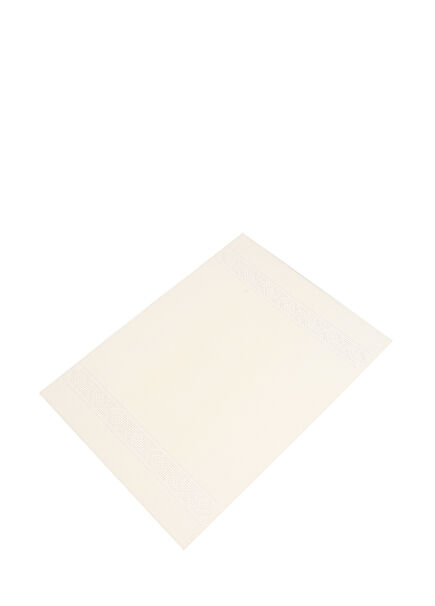 Cowboy Beyaz Etnik Nakışlı Amerikan Servis