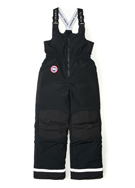 Black Logo Kids Ski Suit