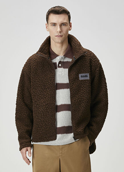 X Martin Rose Brown Fleece Sweatshirt