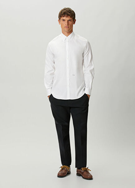 Black Wool Pants