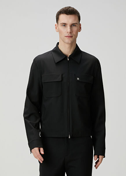 Black Wool Coat