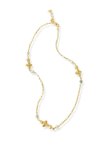 Klimt Chain 925 Sterling Silver Plated Women's Necklace