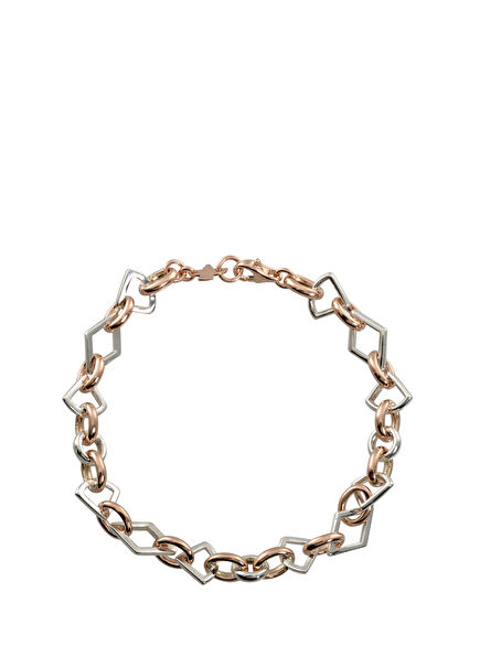 Idol Women Silver Gold Chain Bracelet