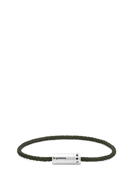 Khaki Men's Silver Bracelet