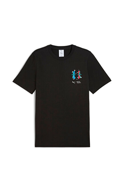 Squid Game Siyah Kısa Kollu Erkek T-Shirt