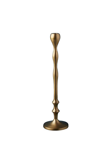 Antique Bronze Candlestick 38 cm