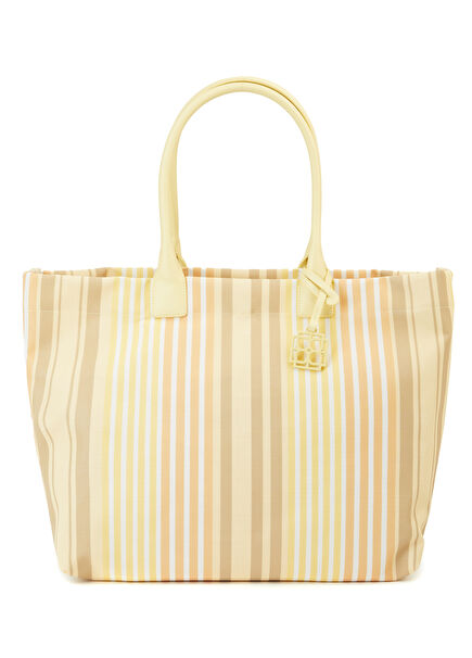 Baazar Multicolored Yellow Women's Beach Bag