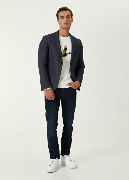 XSlim Fit Lacivert Jean Pantolon