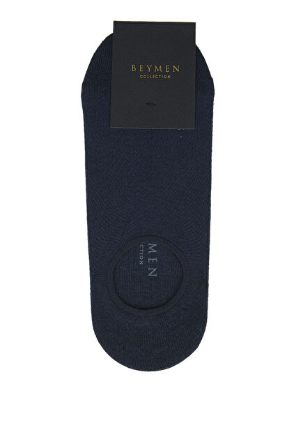 Navy Jacquard Logo Men's Socks