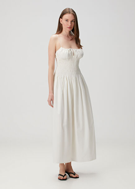 Claude White Maxi Dress