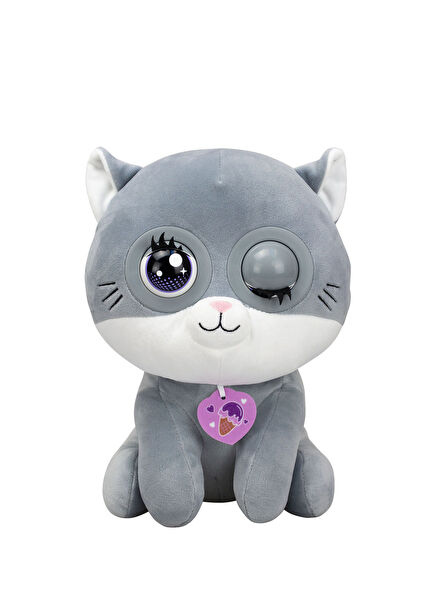 Winksies Sevimli Hayvanlar Kedi İnteraktif Peluş Oyuncak 30 cm