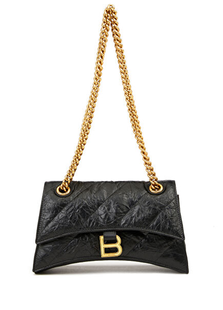 Crush Small Black Women's Leather Shoulder Bag
