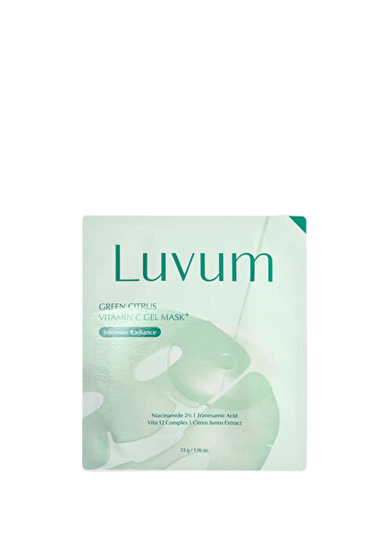 Green Citrus Vitamin C Brightening Transparent Gel Face Mask