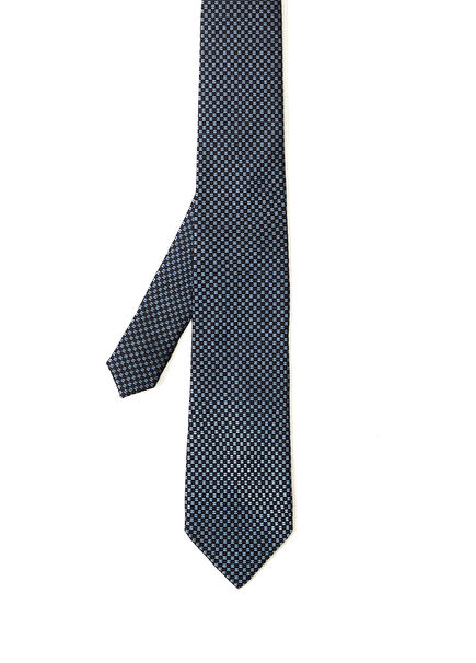 Navy Blue Wool Tie
