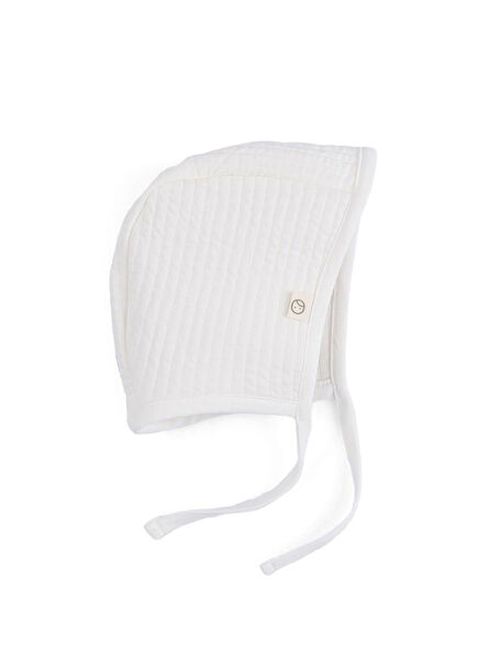Ecru Quilted Unisex Baby British Hat