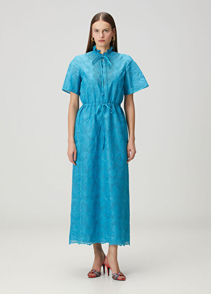 Light Blue Midi Dress